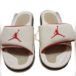Air jordan 3 slides reds RARE
